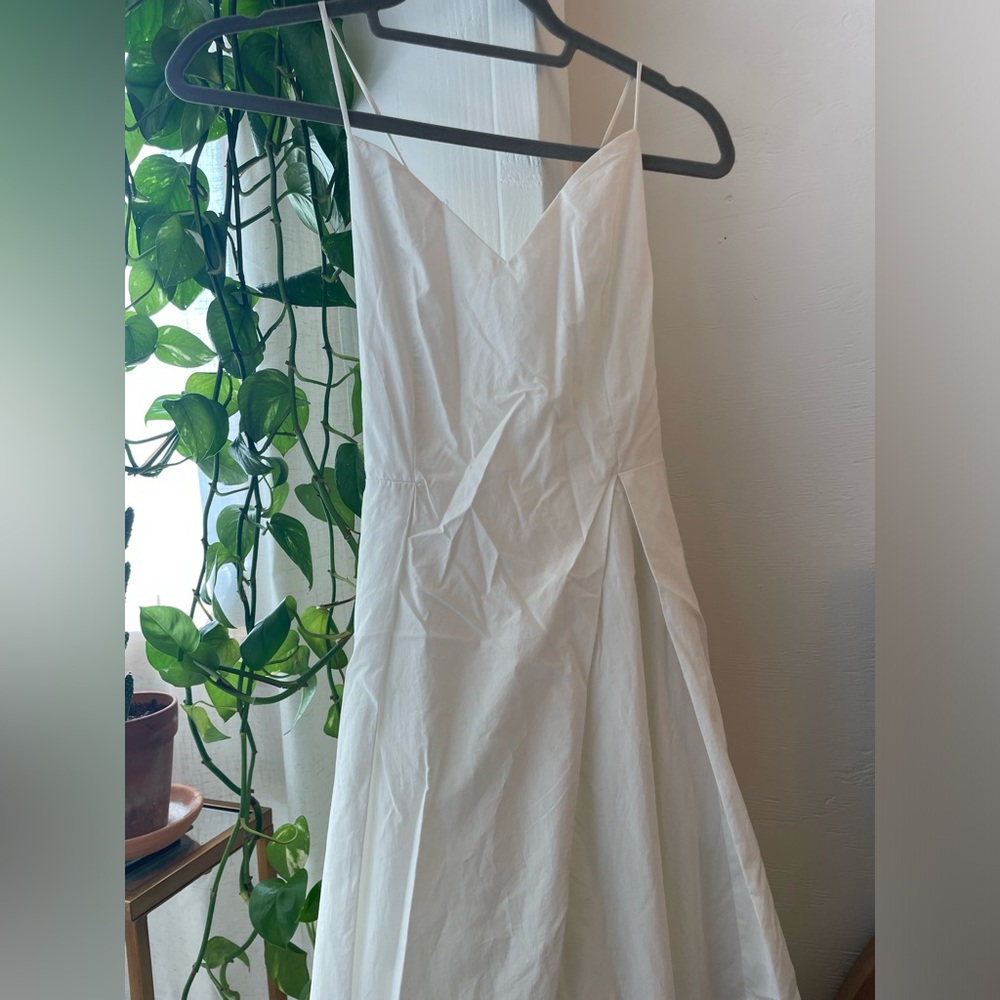 Crescent White Strappy Dress